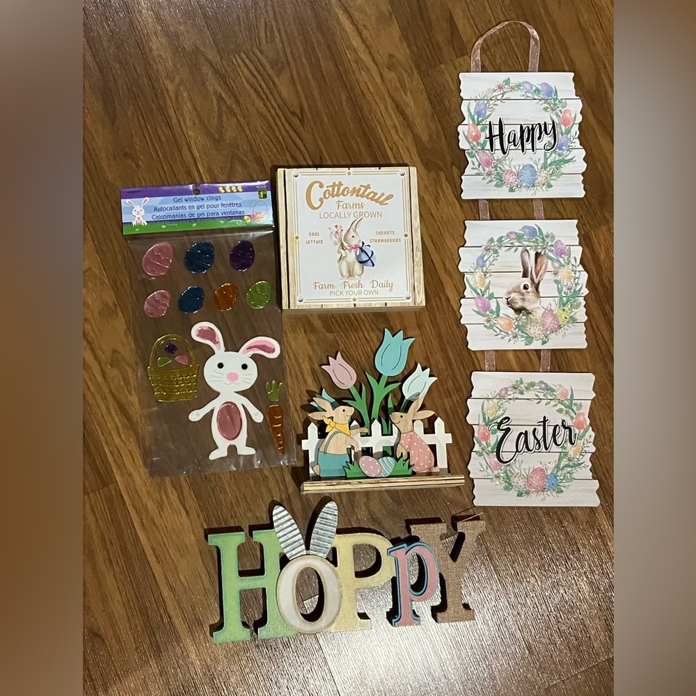 Easter decor lot